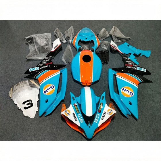 Yamaha R1 Baby Blue Motorcycle Fairings(Full Tank Cover)(2007-2008)