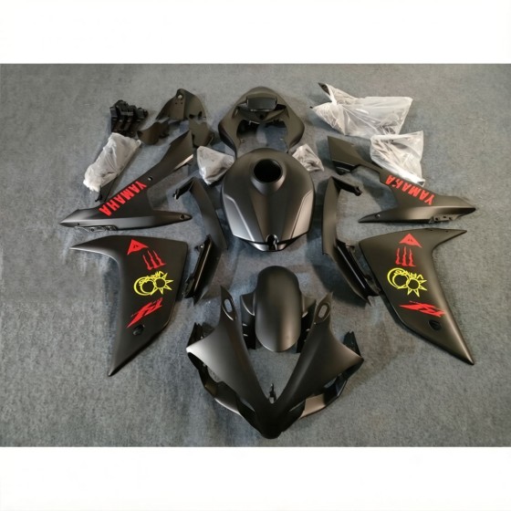 Yamaha R1 Matte Black Motorcycle Fairings(Full Tank Cover)(2007-2008)