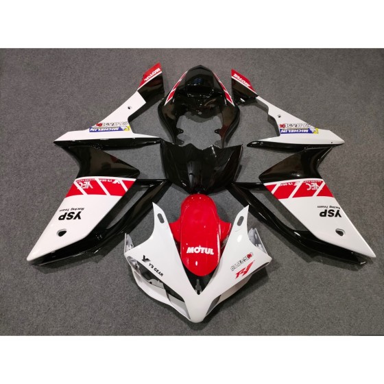 Yamaha YZF R1 Customized Red & White Fairings(2007-2008)