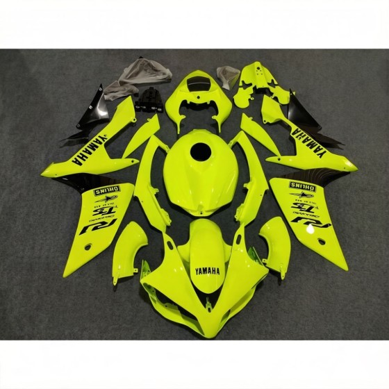 Yamaha YZF R1 Glossy Neon Yellow Motorcycle Fairings(Full Tank Cover)(2007-2008)