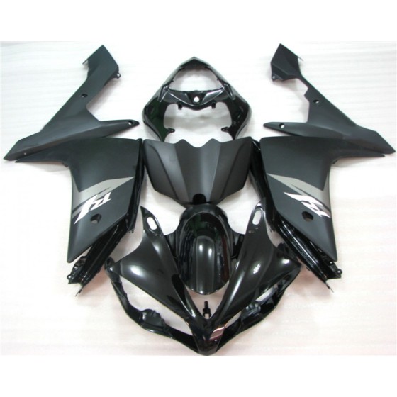 Yamaha YZF R1 Matte Black Motorcycle Fairings(2007-2008)