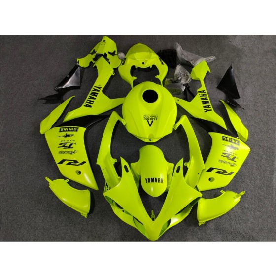 Yamaha YZF R1 Neon Yellow Motorcycle Fairings(Full Tank Cover)(2007-2008)