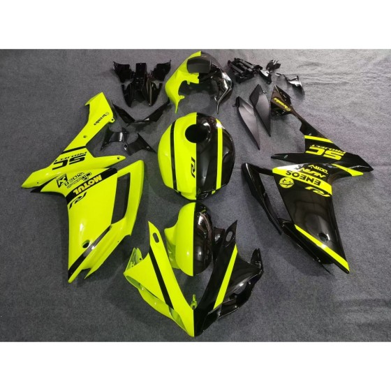 Yellow/Black Fairings For Yamaha R1 (Full Tank Cover)(2007-2008)