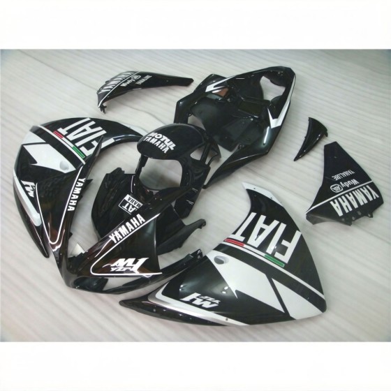 Yamaha YZF R1 Black Fiat Motorcycle Fairings(2009-2011)
