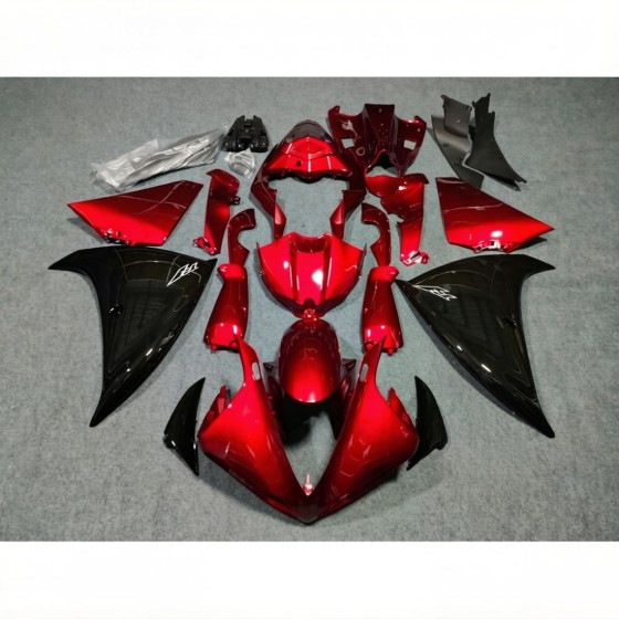 Yamaha YZF R1 Candy Red/Black Motorcycle Fairings(2009-2011)