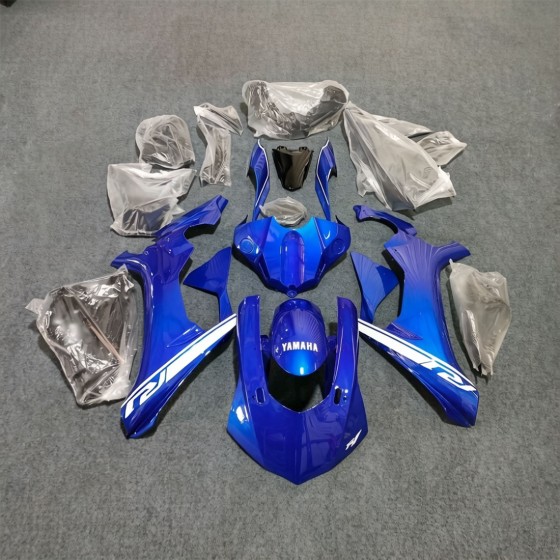 Customized Blue Yamaha YZF R1 Motorcycle Fairings(2015-2019)