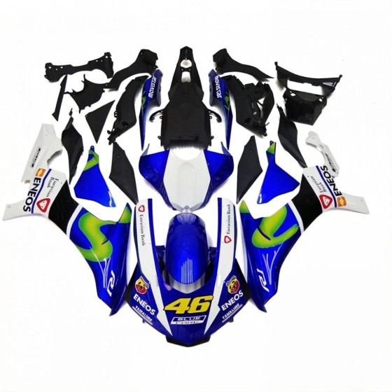 Yamaha YZF R1 Glossy Blue Motorcycle Fairings(2015-2019)