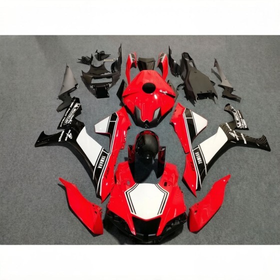 Yamaha YZF R1 Red Street Motorcycle Fairings with full tank cover(2020-2022)