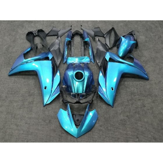 Light blue Yamaha R3 Motorcycle Fairings(2015-2018)