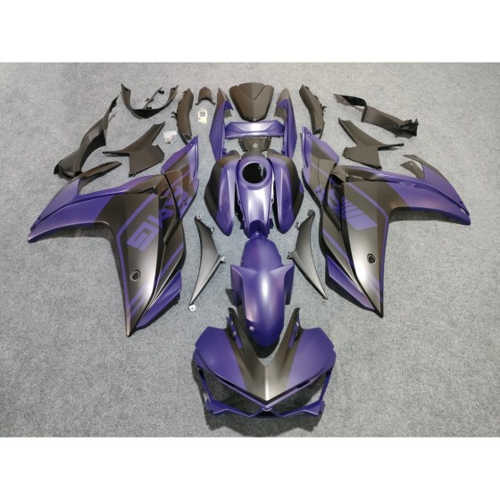 Yamaha R3 Matte Purple Motorcycle Fairings(2015-2018)