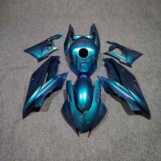 Yamaha R3 Chameleon Blue/Purple White Motorcycle Fairings(2019-2023)