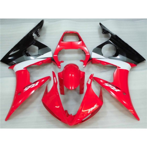 Yamaha YZF R6 Glossy Red Motorcycle Fairings(2003-2005)
