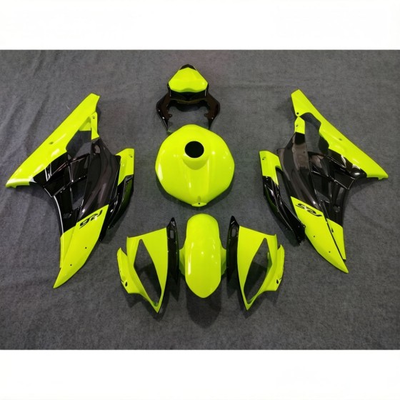 Yamaha YZF R6 Neon Yellow/Black Motorcycle Fairings(2006-2007)