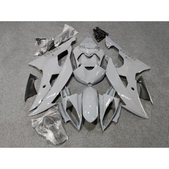Yamaha Nardo Gray with Silver decals YZF R6 Motorcycle Fairings(2008-2016)