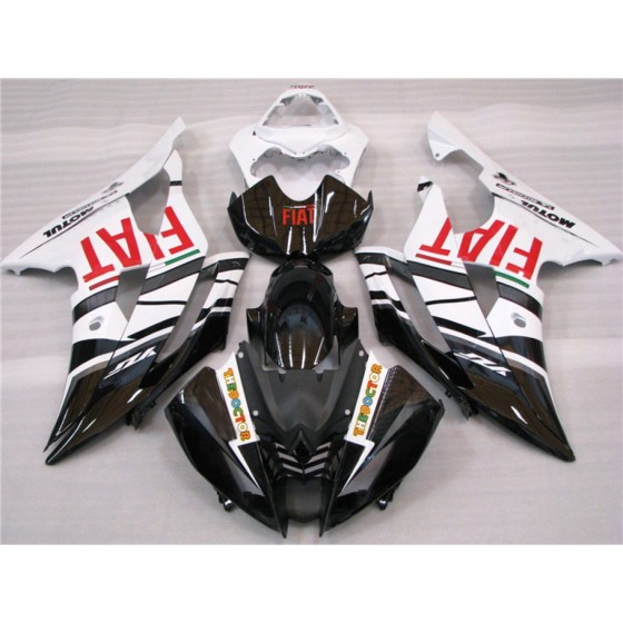 Yamaha YZF R6 Black & White Motorcycle Fairings(2008-2016)