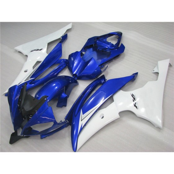 Yamaha YZF R6 Blue & White Motorcycle Fairings(2008-2016)
