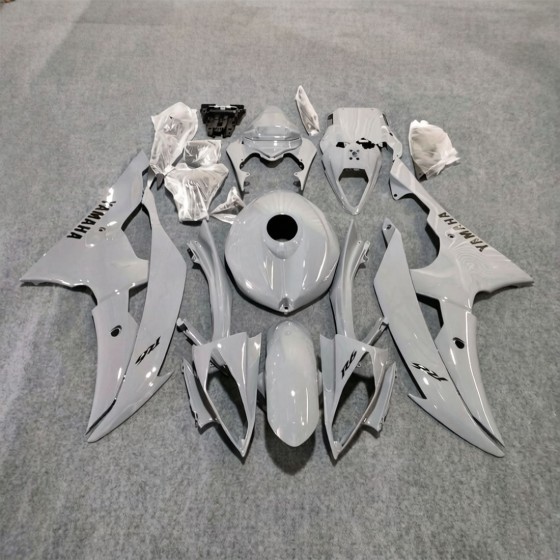 Yamaha YZF R6 Gray with Black Decal Motorcycle Fairings(2008-2016)