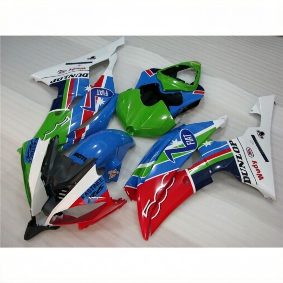Yamaha YZF R6 Green & Blue Motorcycle Fairings(2008-2016)