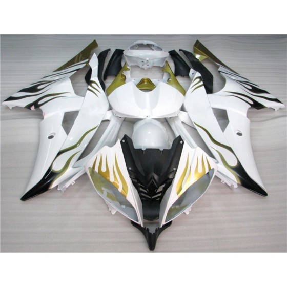 Yamaha YZF R6 Green Flame Motorcycle Fairings(2008-2016)