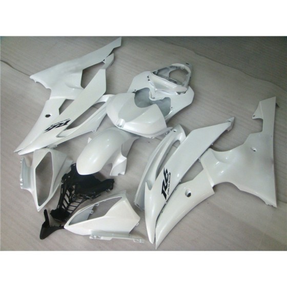 Yamaha YZF R6 Pure White Motorcycle Fairings(2008-2016)