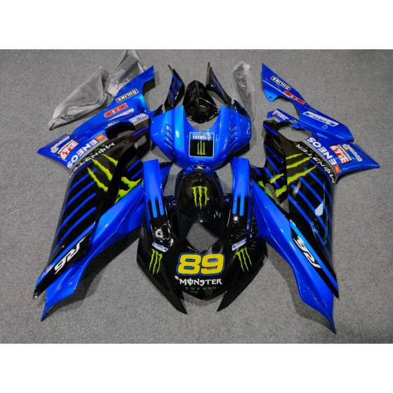 YAMAHA YZF R6 Customized Blue Motorcycle Fairings(2017-2023)