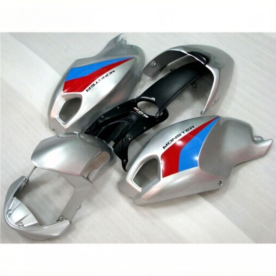 Ducati 696 796 1100 Silver & Blue Motorcycle Fairings(2008-2012)