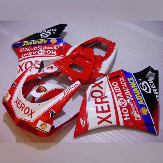 White & red Ducati 996 748 916 Motorcycle Fairings