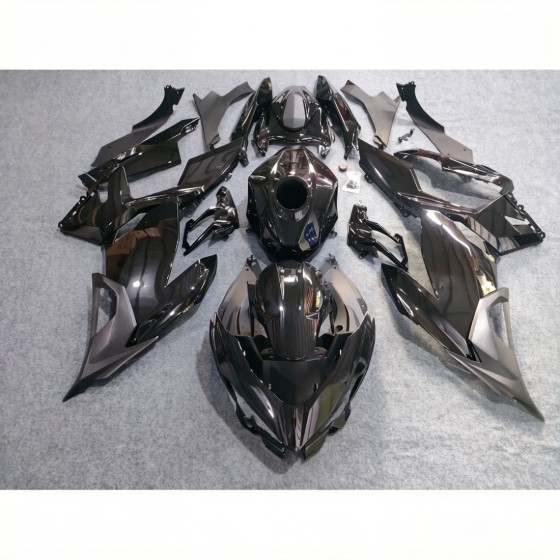 Glossy Black Motorcycle fairings For Kawasaki Ninja 400 (2017-2023)