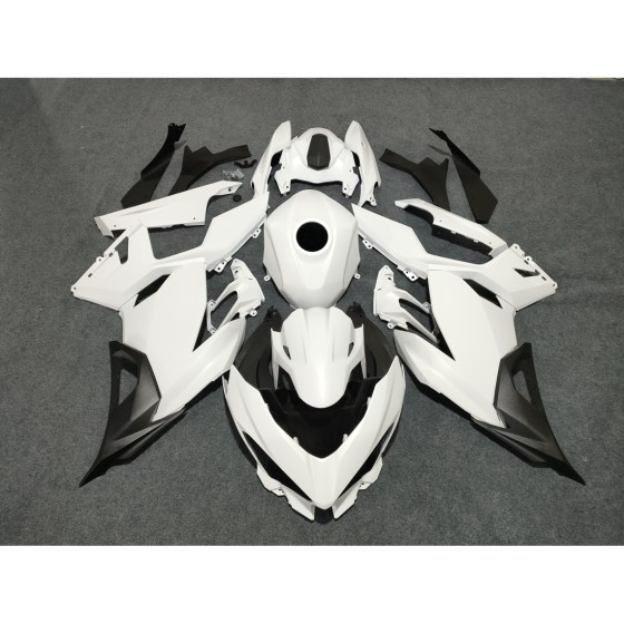 Kawasaki Ninja 400 Matte White Motorcycle fairings(2017-2023)