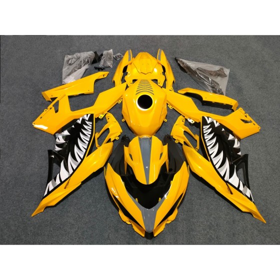 Kawasaki Ninja 400 Pearl Yellow Motorcycle fairings(2017-2023)