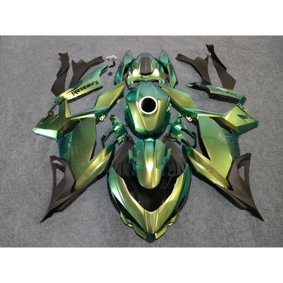 Kawasaki Ninja400 Green/Blue Chameleon Motorcycle fairings(2017-2023)
