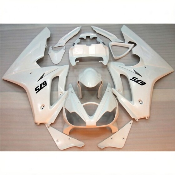 Triumph Daytona 675 Pearl White Motorcycle Fairings(2006-2008)