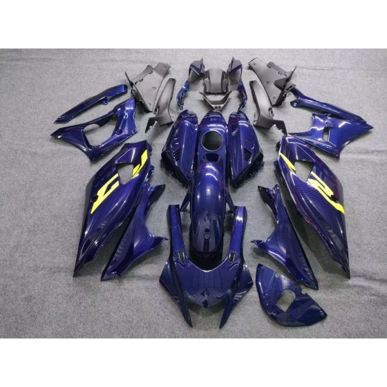 Blue Carbon Fiber Fairings For Yamaha YZF R7 With Full Tank Cover (2022-2025)