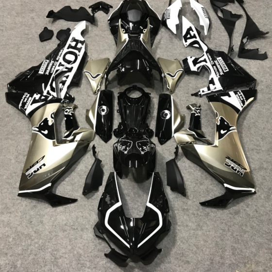 Black & Grey Honda CBR1000RR Motorcycle Fairings(2017-2024)