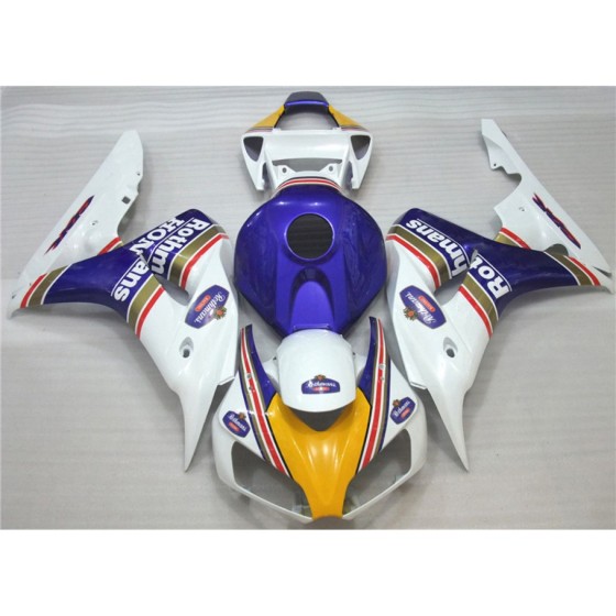 Blue & White Honda CBR1000RR Motorcycle Fairings(2006-2007)