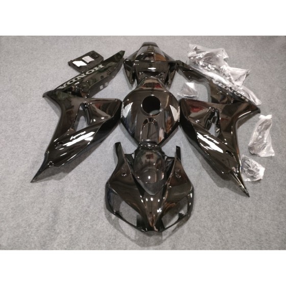 Customized Black Honda CBR1000RR Motorcycle Fairings(2006-2007)