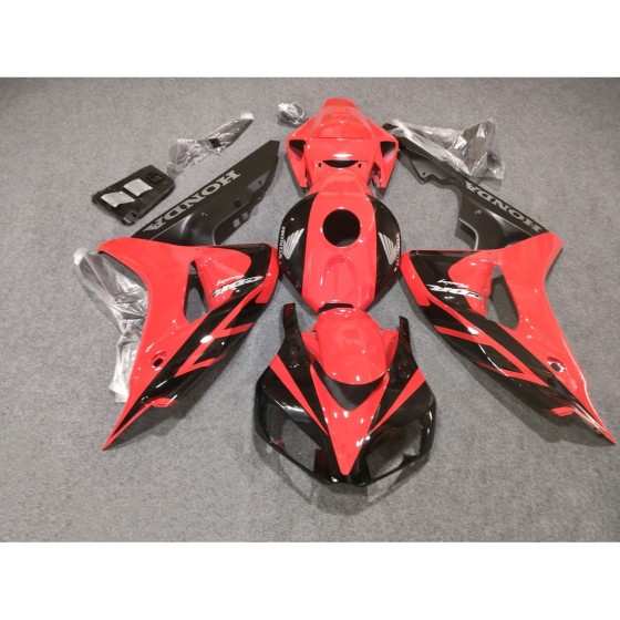 Customized Honda CBR1000RR Red Motorcycle Fairings(2006-2007)