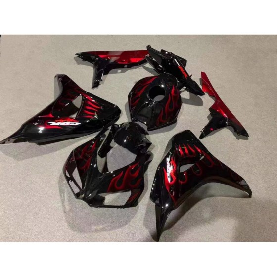 Honda CBR1000RR Red Flame Motorcycle Fairings(2006-2007)