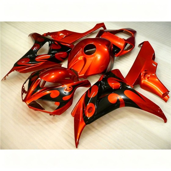 Orange Gold With Black Decal Honda CBR1000RR Motorcycle Fairings(2006-2007)