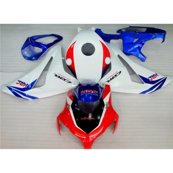 Blue & White Honda CBR1000RR HRC Motorcycle Fairings(2008-2011)