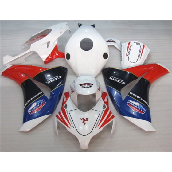 Red & Blue Honda CBR1000RR HRC Motorcycle Fairings(2008-2011)