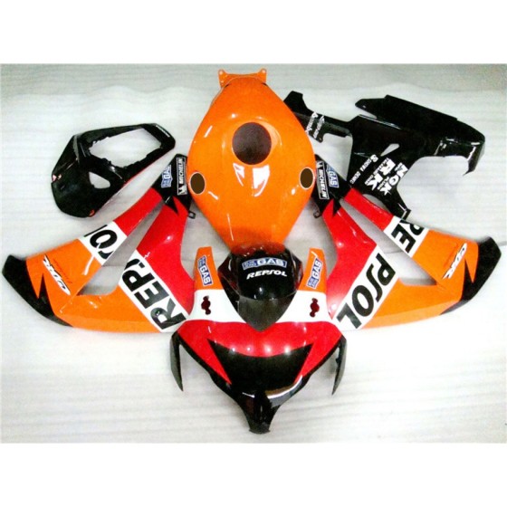 Red & Orange Honda CBR1000RR HRC Motorcycle Fairings(2008-2011)