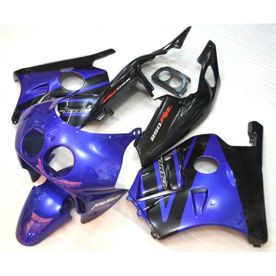 Blue & Black Honda CBR250RR Motorcycle Fairings(1990-1994)