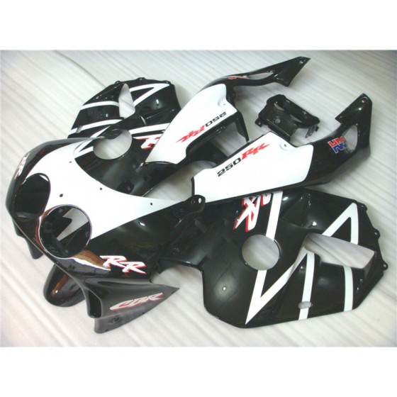 Glossy Black Honda CBR250RR Motorcycle Fairings(1990-1994)