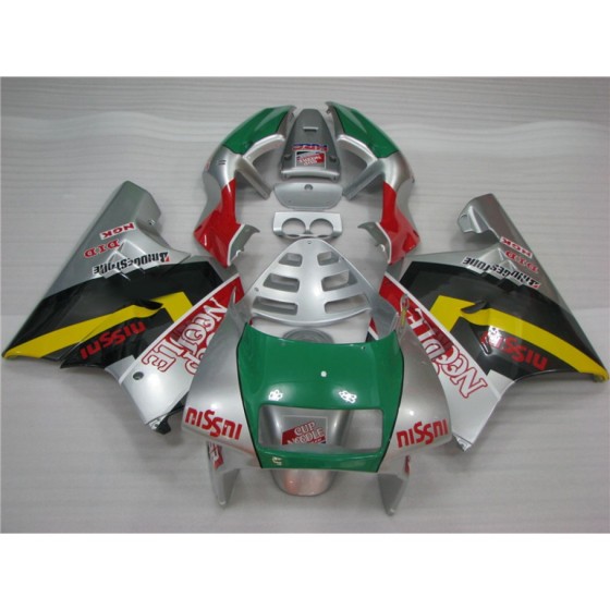 Silver & Red Honda NSR250R MC21 Motorcycle Fairings