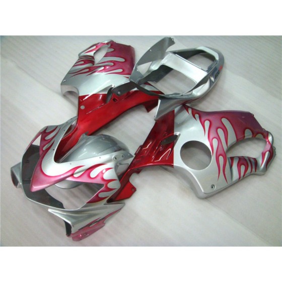 Red Flame Honda CBR600 F4i Motorcycle Fairings(2001-2003)