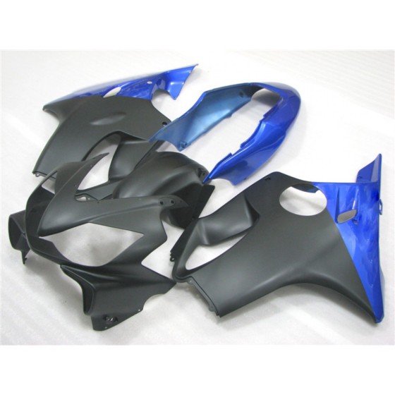 Honda CBR600 F4i Blue & Matte Black Motorcycle Fairings (2004-2007)