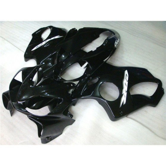 Honda CBR600 F4i Glossy Black Motorcycle Fairings (2004-2007)