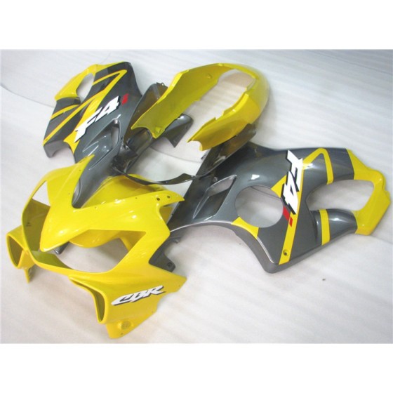 Honda CBR600 F4i Yellow & Grey Motorcycle Fairings (2004-2007)
