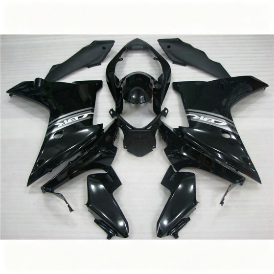 Honda CBR 600F Glossy Black Motorcycle Fairings(2011-2013)